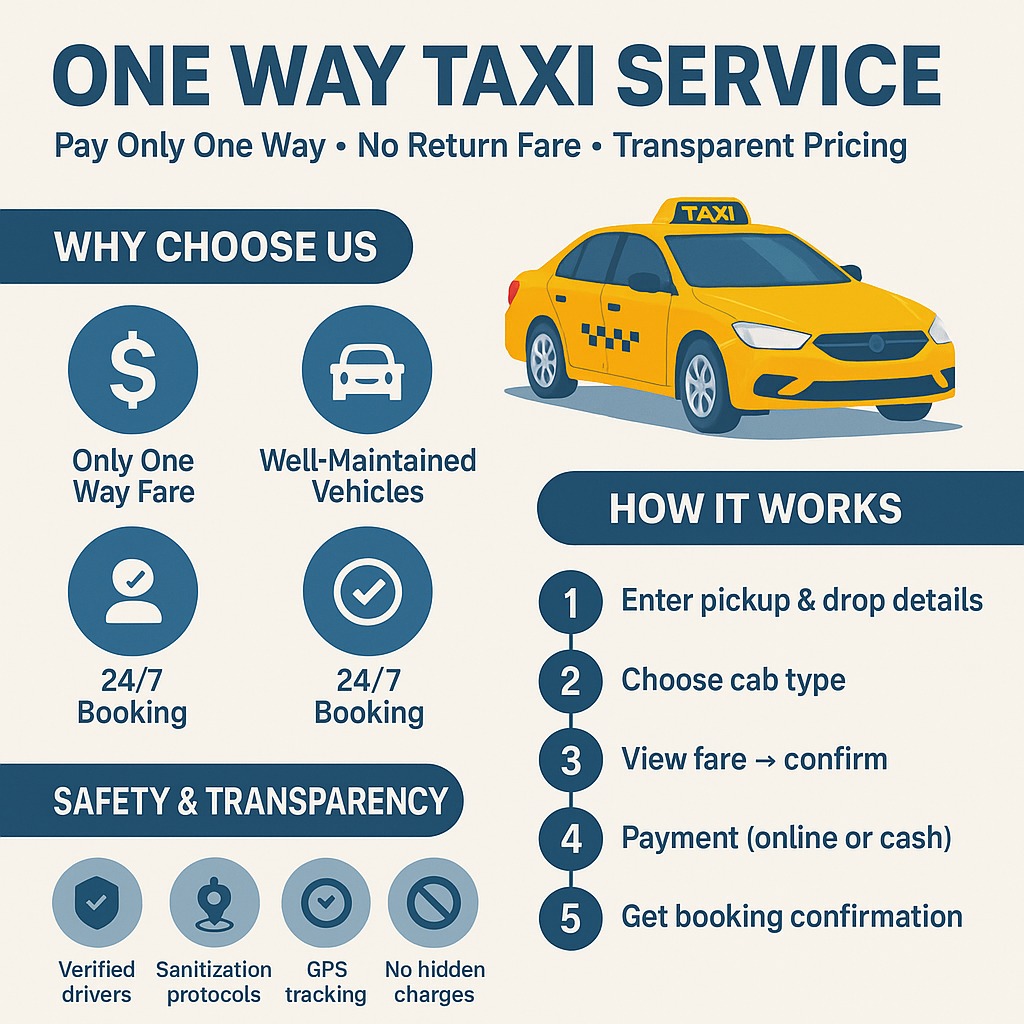 one way texi service